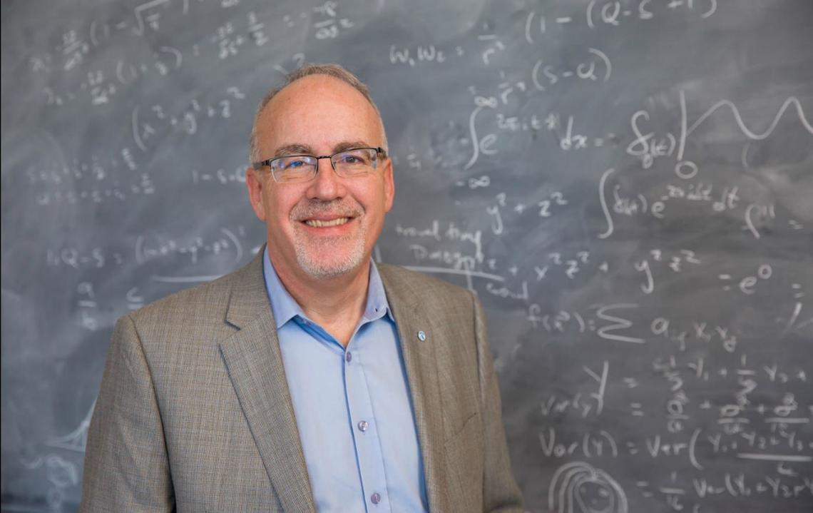 Michael Lamoureux is a mathematics professor at the University of Calgary. His work with a national organization encourages students to apply their math skills to careers working with industry. 