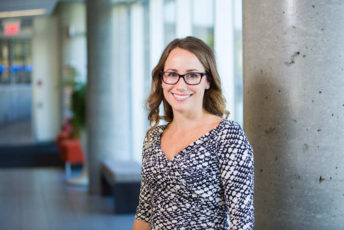 Justine Dowd, health psychology researcher in the Faculty of Kinesiology at the University of Calgary, created the MyHealthyGut app to help consumers follow and monitor a gluten-free diet more easily.
