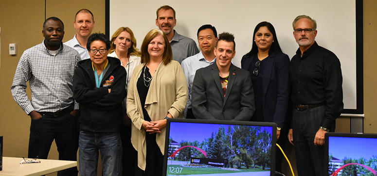 IT block week course participants had the chance to rub shoulders with University of Calgary IT professionals.