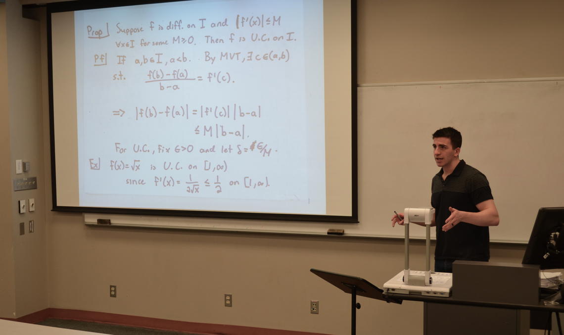 Ryan Hamilton, sessional instructor, Department of Mathematics and Statistics.