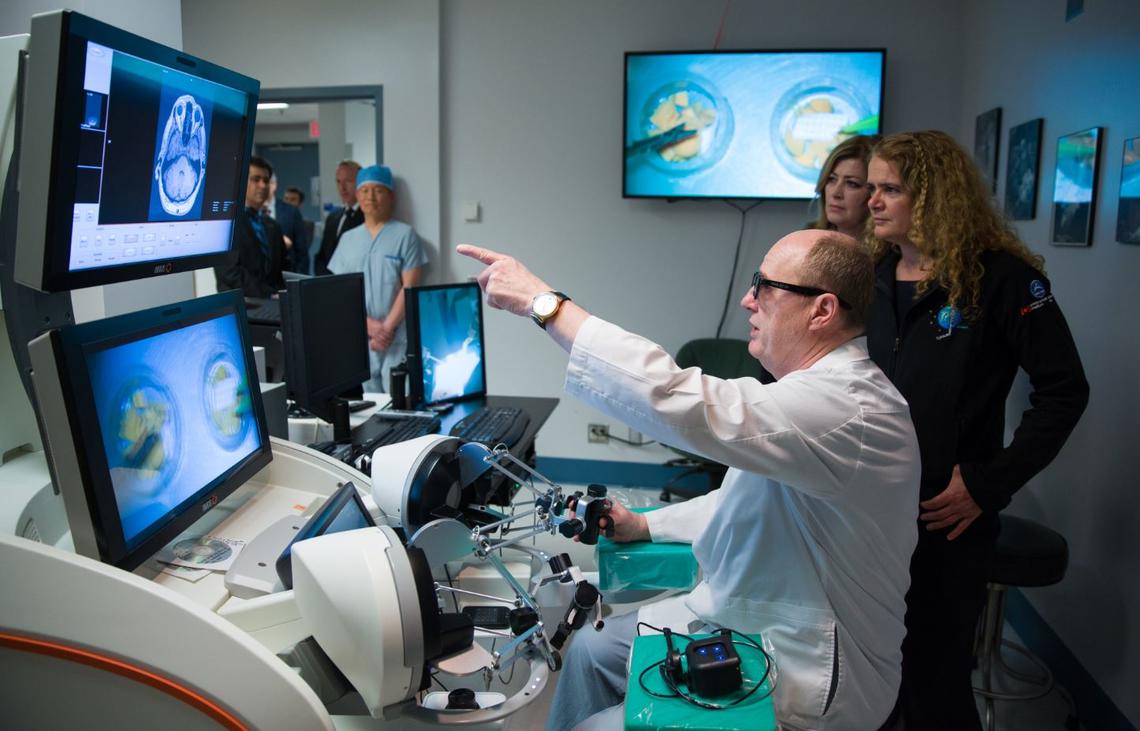 In May 2018,  Governor General Julie Payette visited the neuroArm lab and toured the 3.0T iMRI Operating Suite at the Foothills Hospital, where neuroArm is housed.