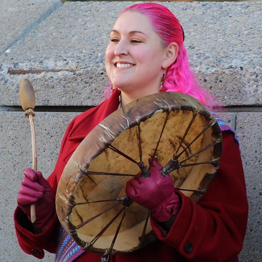 Chantal Stormsong Chagnon was one of the organizers of the MMIW mobilization in Calgary.