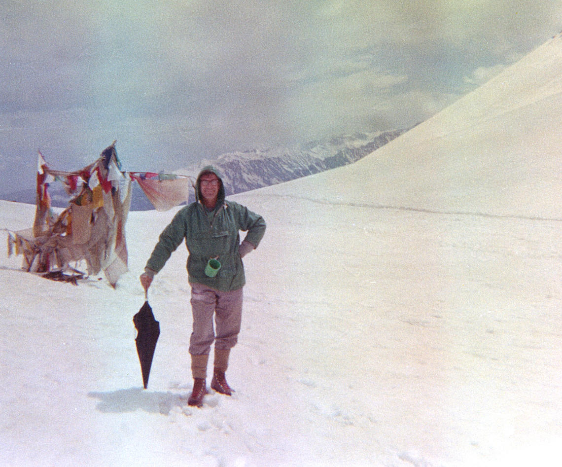 Richard at Rhotang Pass in 1965