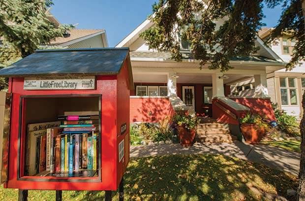 Calgary Reads' Little Red Reading House
