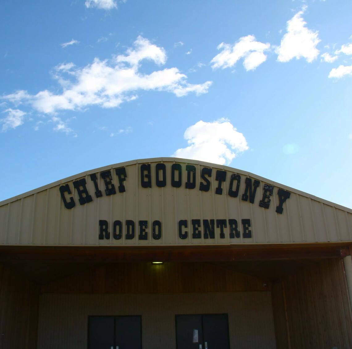 Chief Goodstoney Rodeo Centre, where the clinics take place.