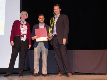 Sanjay Khulbe won the 2019 Staff Sustainability Award: Individual Leadership