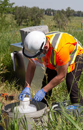 Wastewater testing in field
