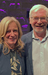 Alberta NDP leader Rachel Notley and Professor Emeritus Nigel Bankes